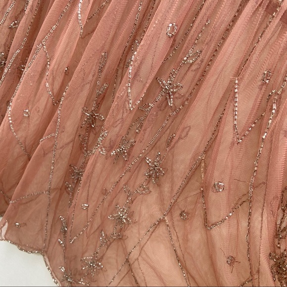 Free People Pink Beaded Embellished Slip Dress - Picture 7 of 10